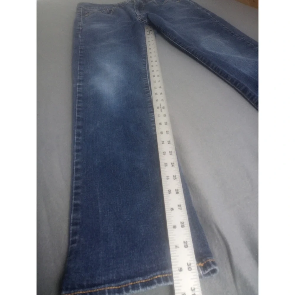 Lucky Brand Mens 410 Athletic Slim 32x32 Meduim Dark Wash Denim Blue Jeans